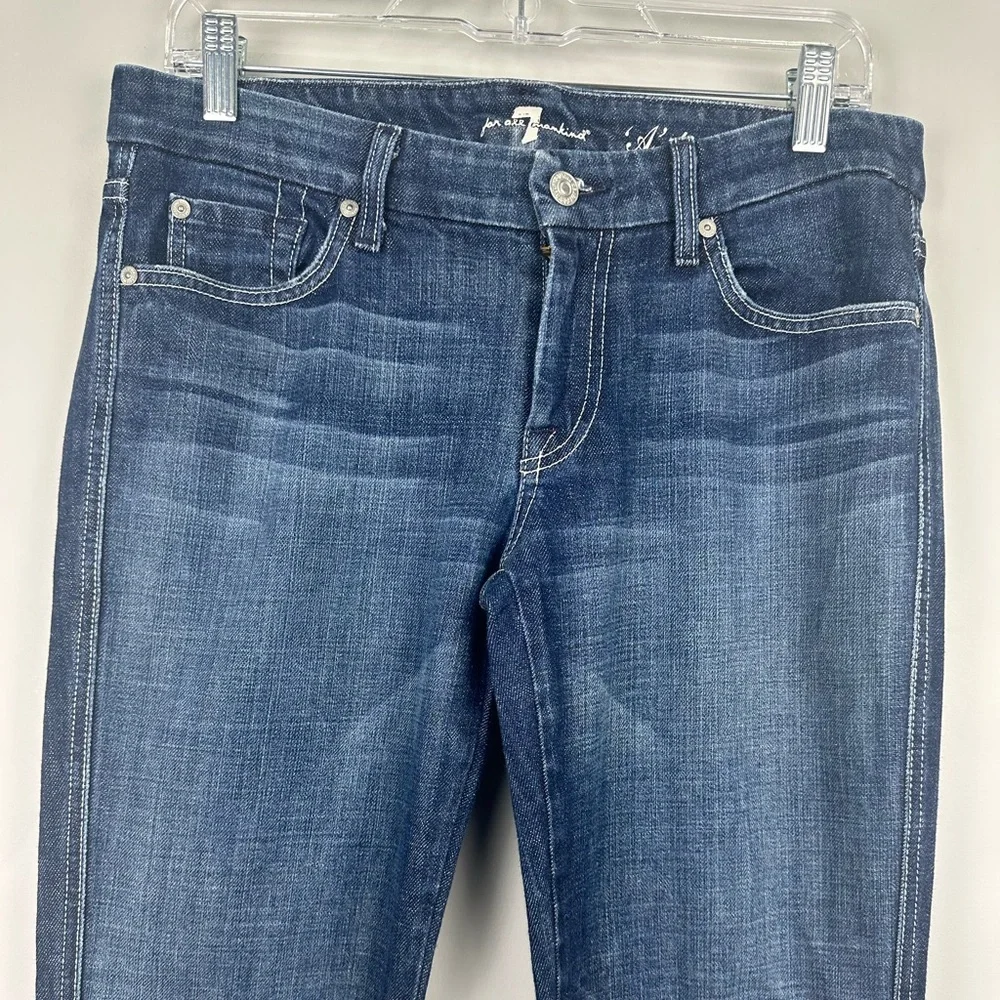 7 for All Mankind A Pocket Medium Wash Bootcut Flare Jeans Size 29
